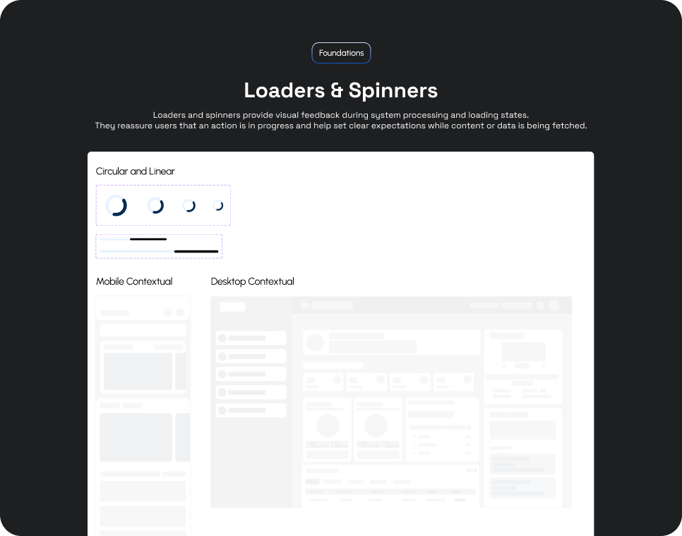 Loaders and Spinners